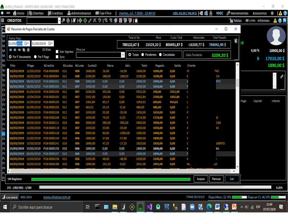 Software para Financieras
